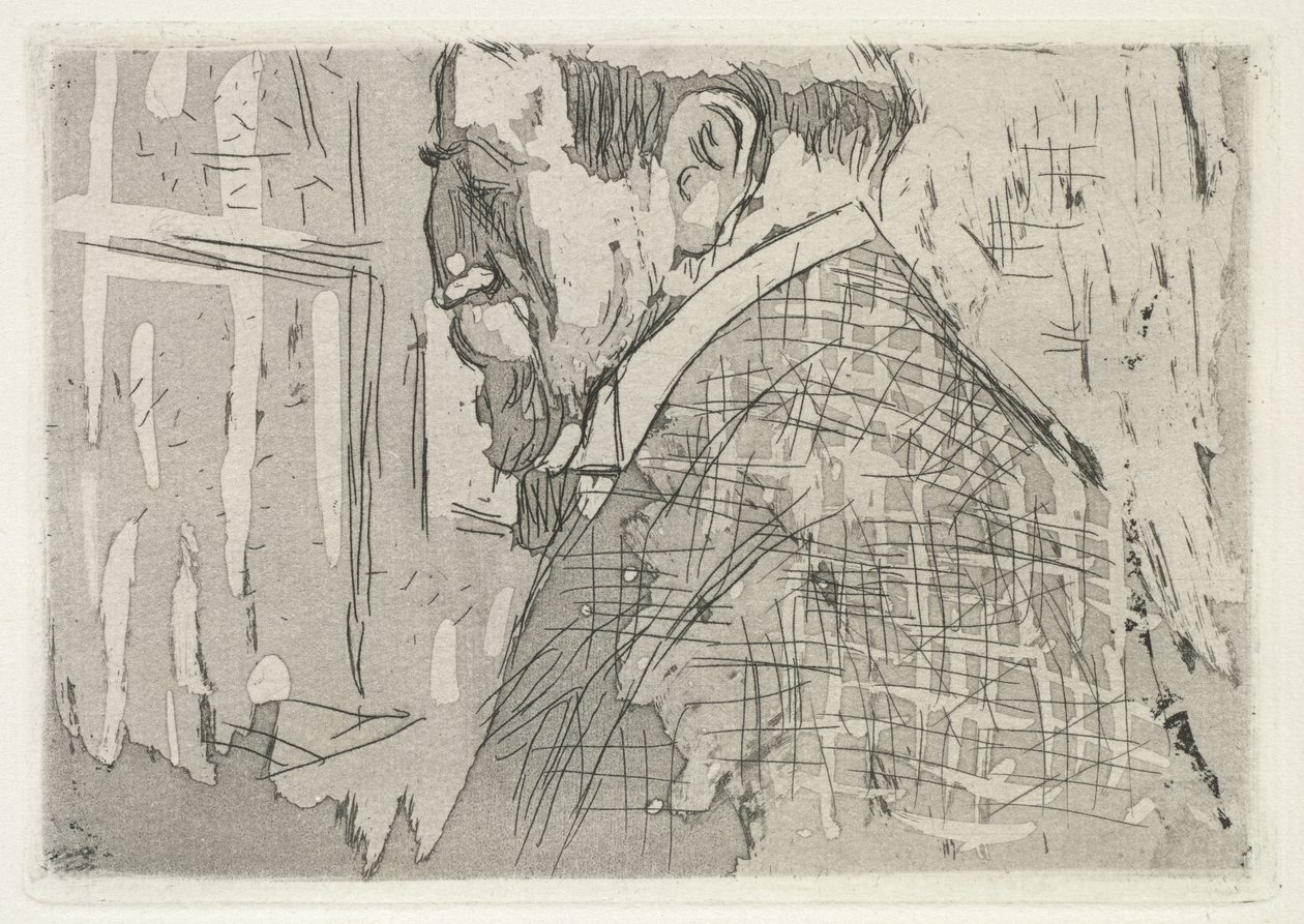 Theo van Rysselberghe'nin portresi by Edouard Vuillard