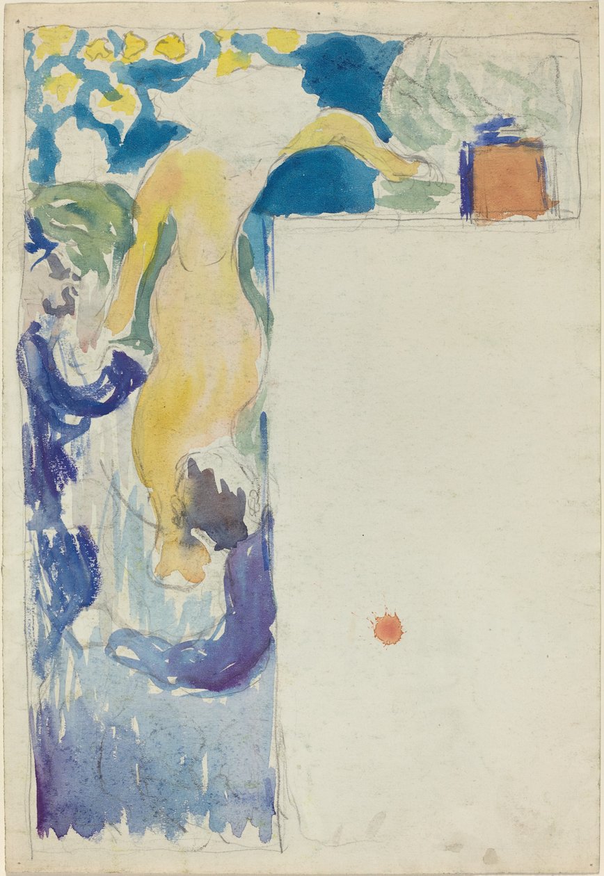 Théâtre Libre [recto] için Program Tasarımı, c. 1890. by Edouard Vuillard