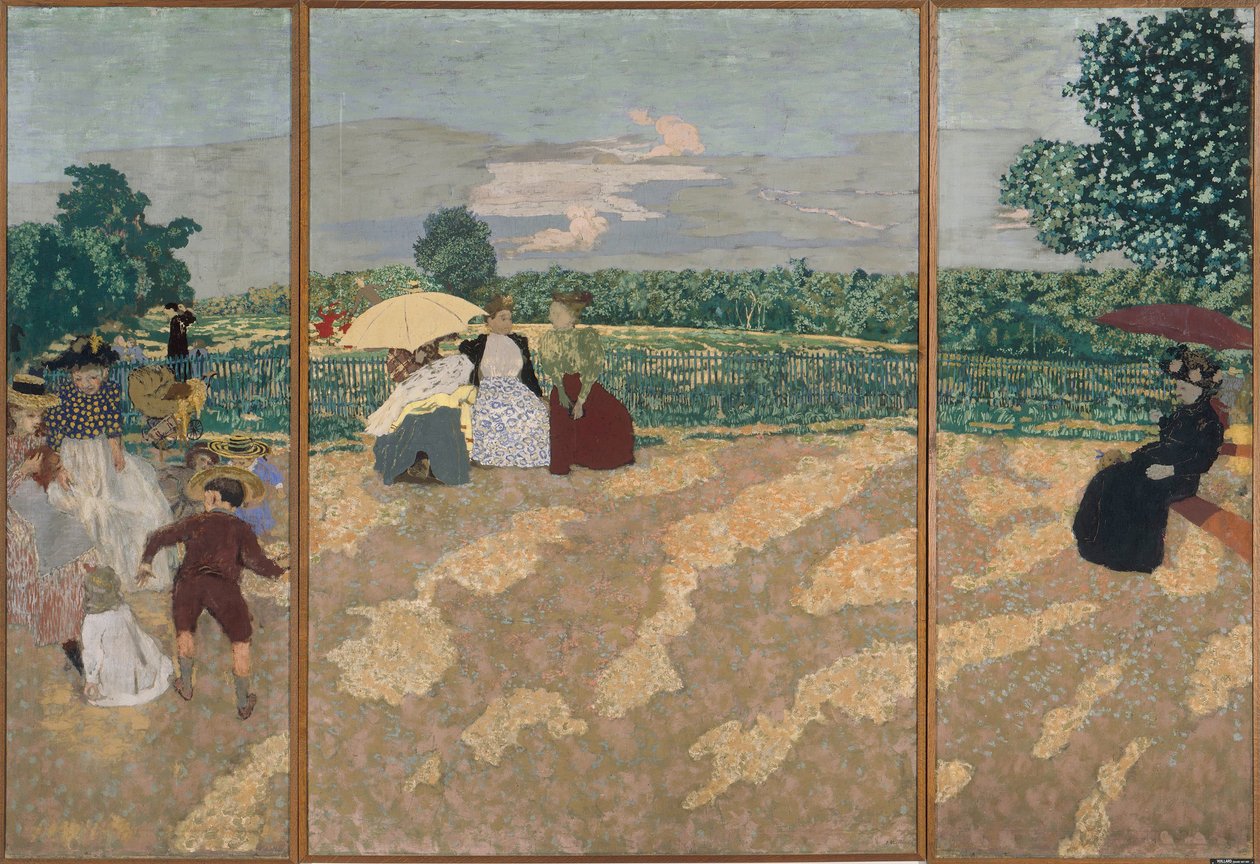 Halk Bahçeleri, 1894 by Edouard Vuillard