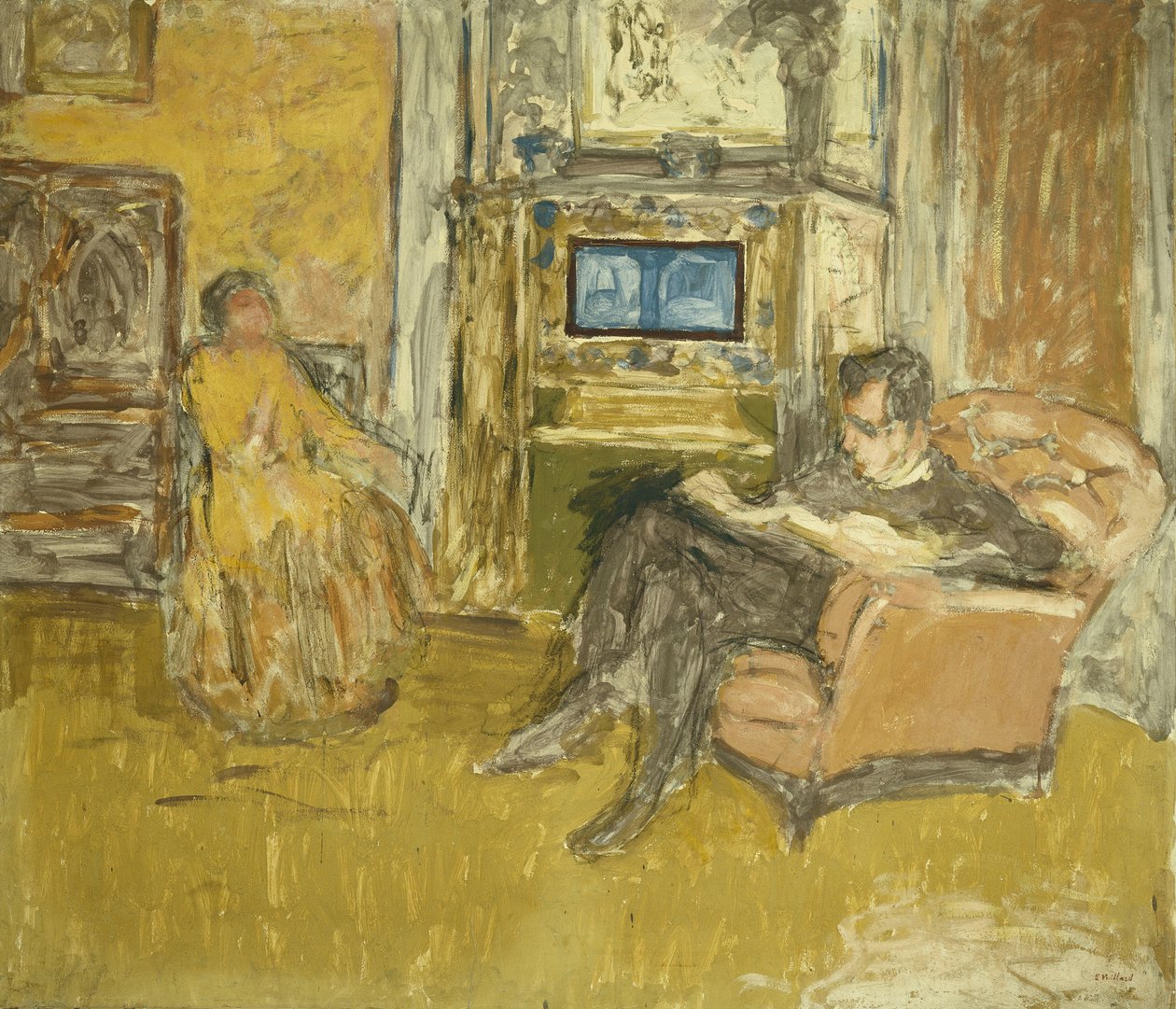 Bay Portresi Çalışması, c.1916 by Edouard Vuillard