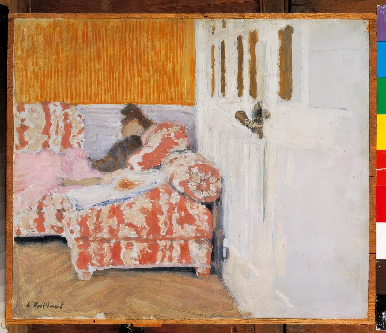 Kanepede (Beyaz oda) by Edouard Vuillard