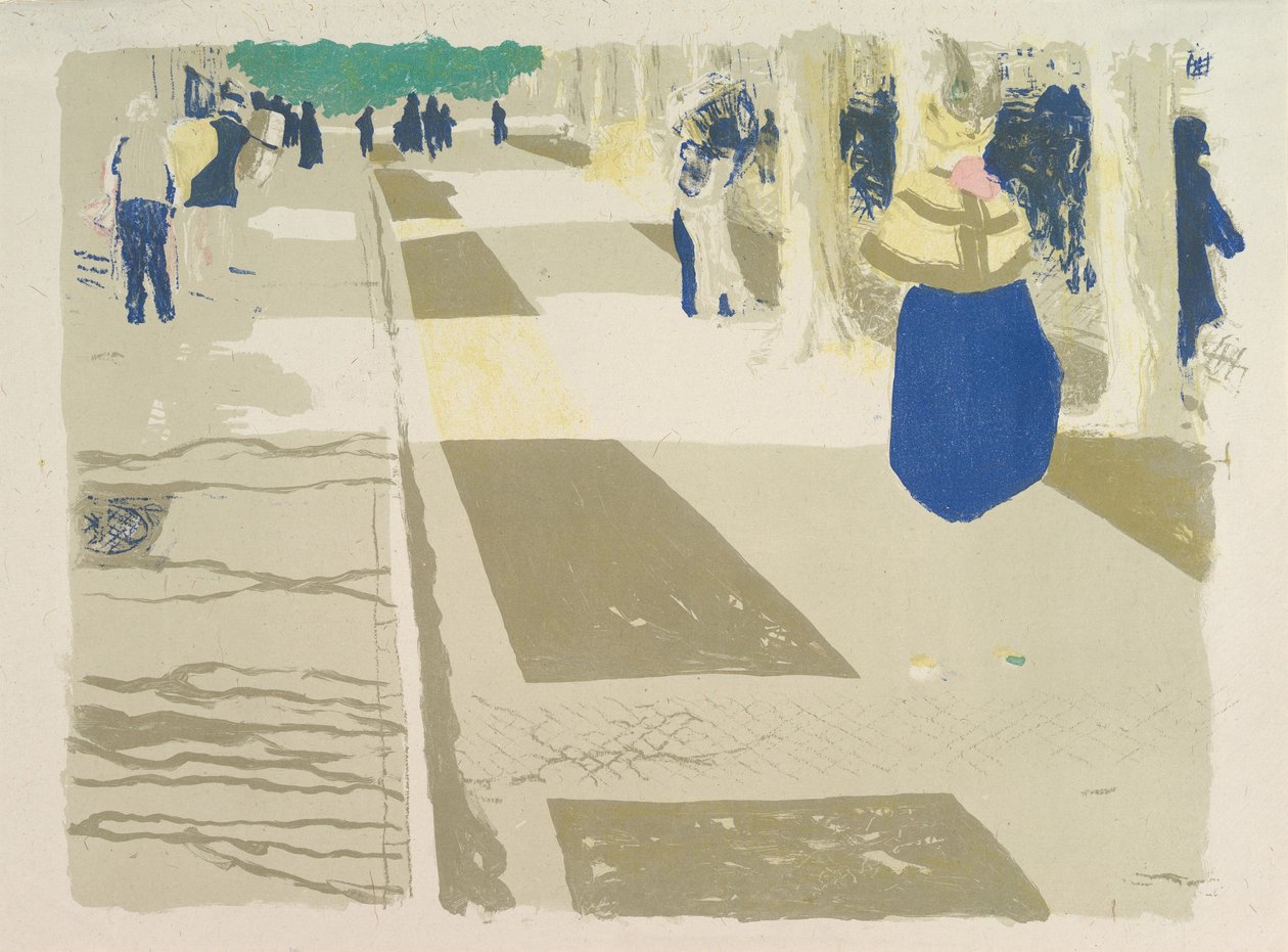 The Avenue, Manzaralar ve İç Mekanlar serisinden by Edouard Vuillard
