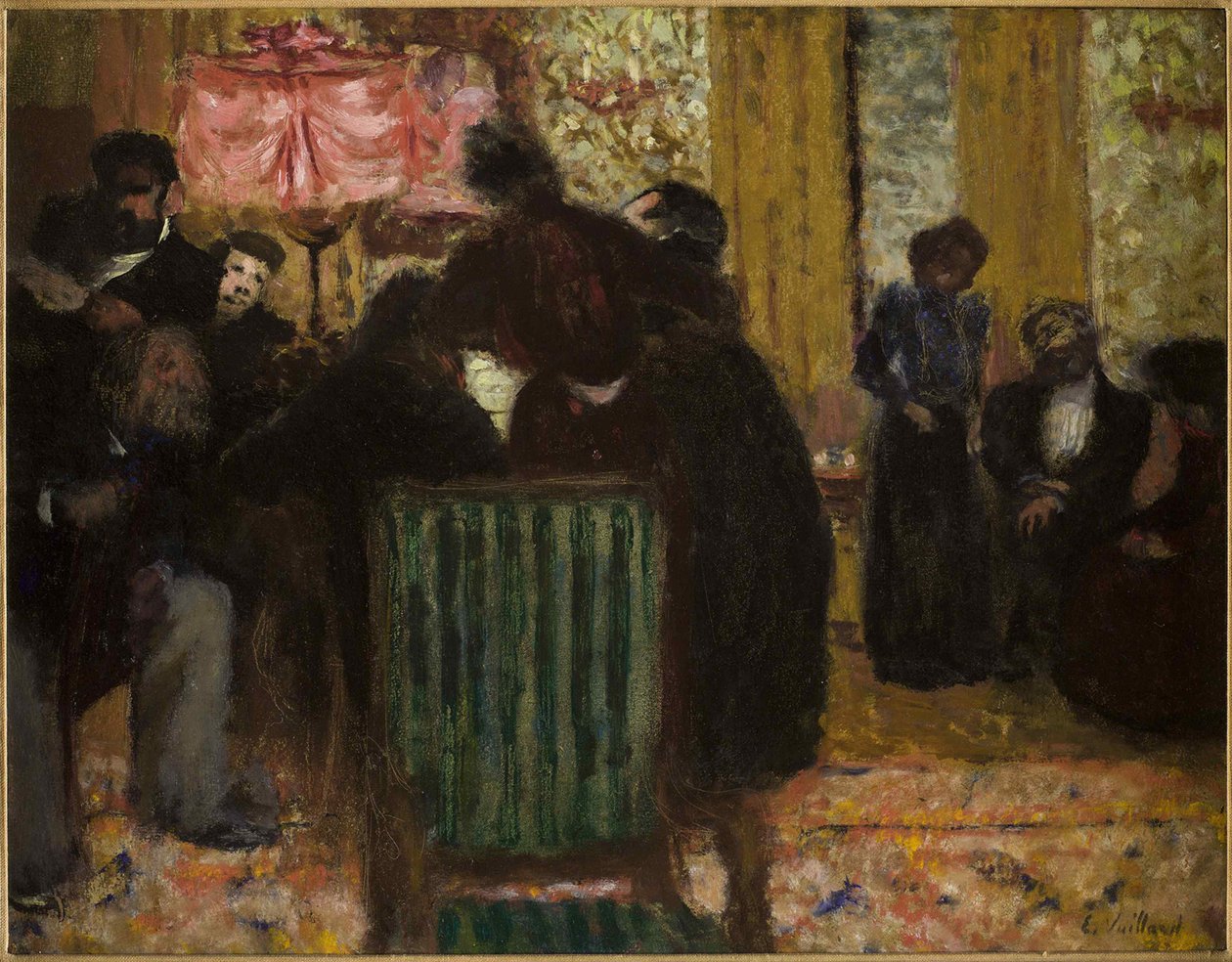 Müzikal Akşam, yaklaşık 1896-1899. by Edouard Vuillard
