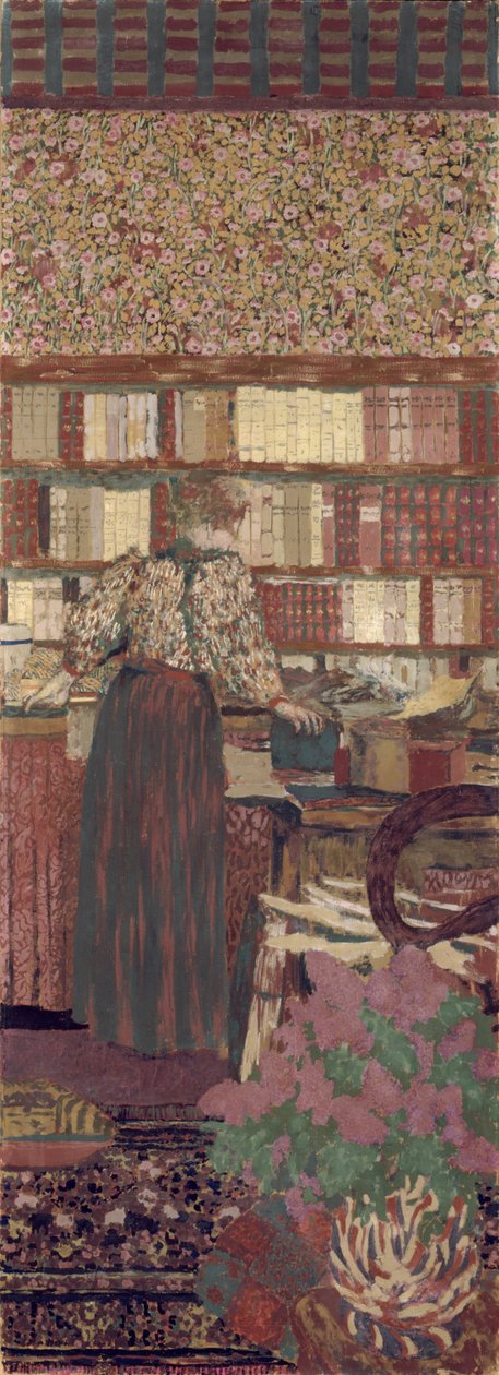 Gizlilik. Dr. Vasquez Kütüphanesi için Dekorasyon by Edouard Vuillard