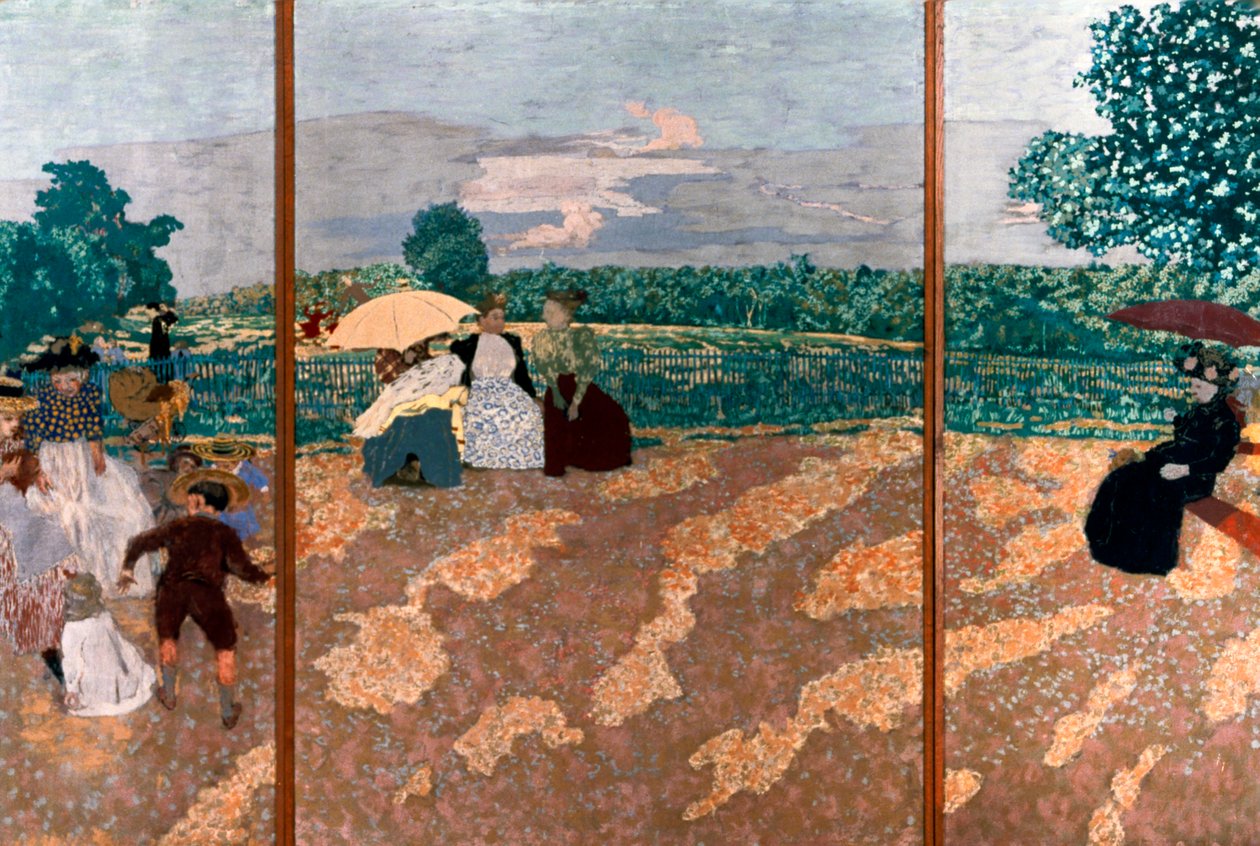 Halk Bahçeleri detayı, 1894 by Edouard Vuillard