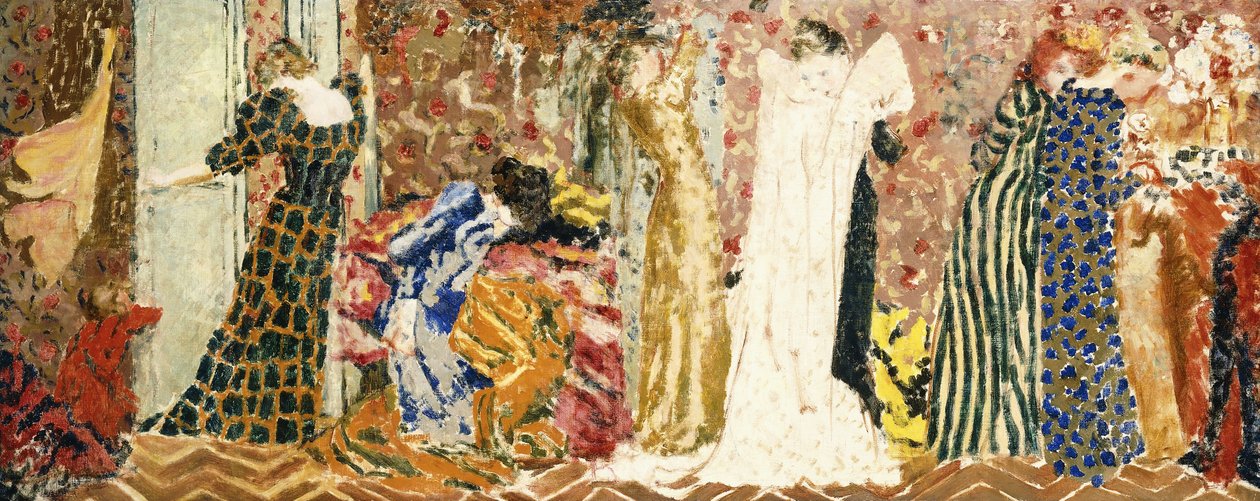 Dikiş Atölyesi I by Edouard Vuillard