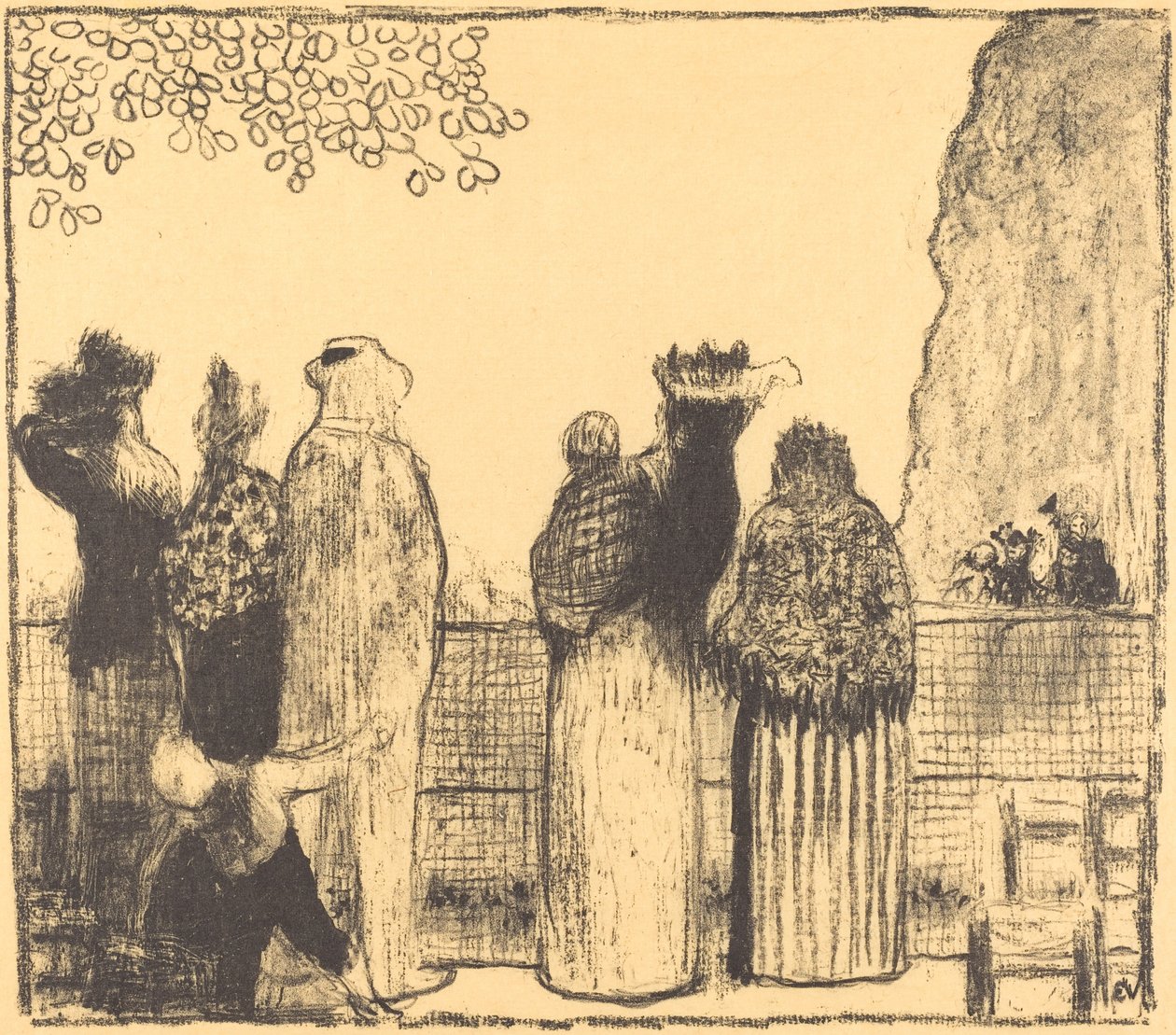 Tuileries (Les Tuileries) by Edouard Vuillard