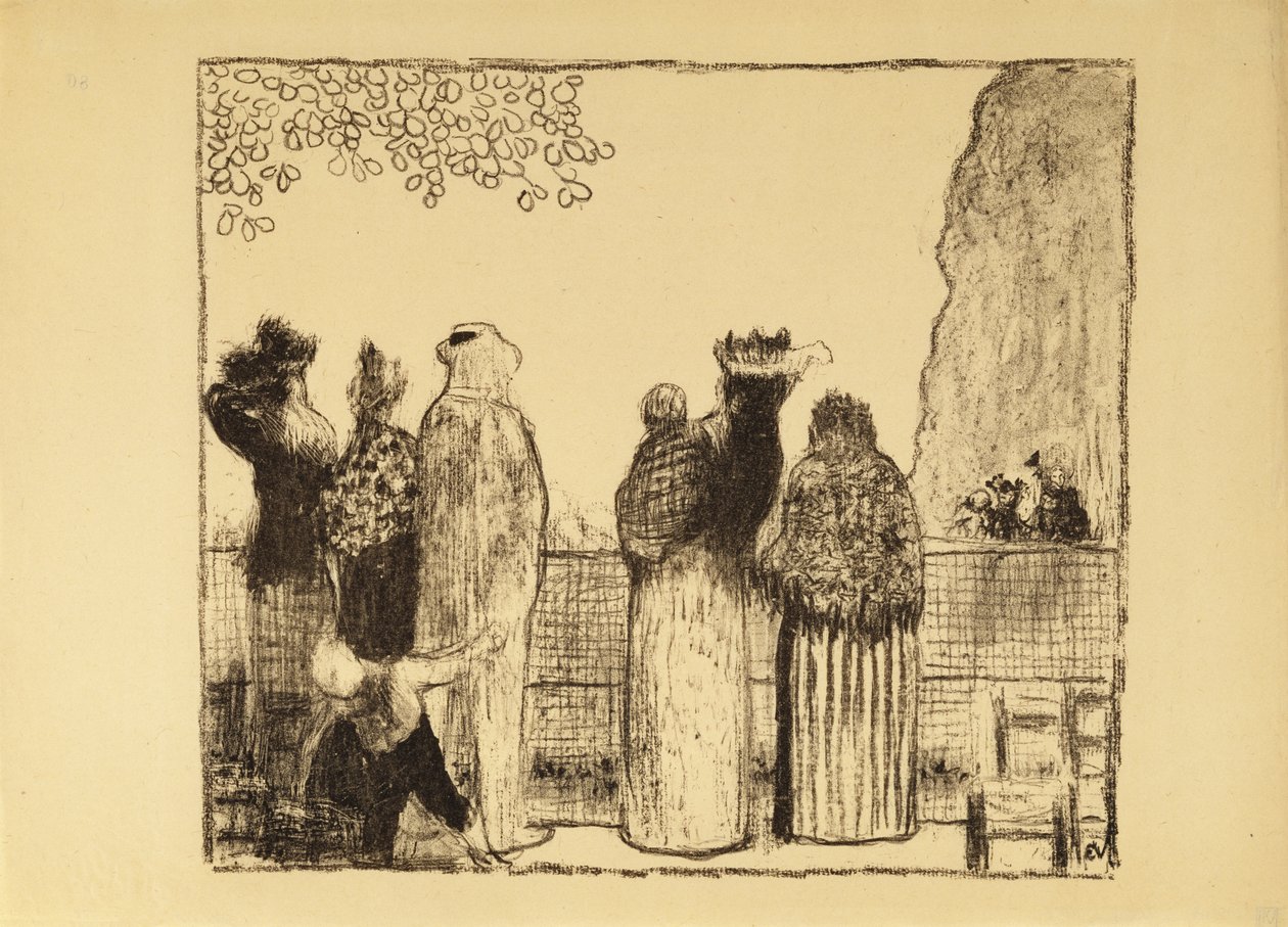 Tuileries, 1895 by Edouard Vuillard