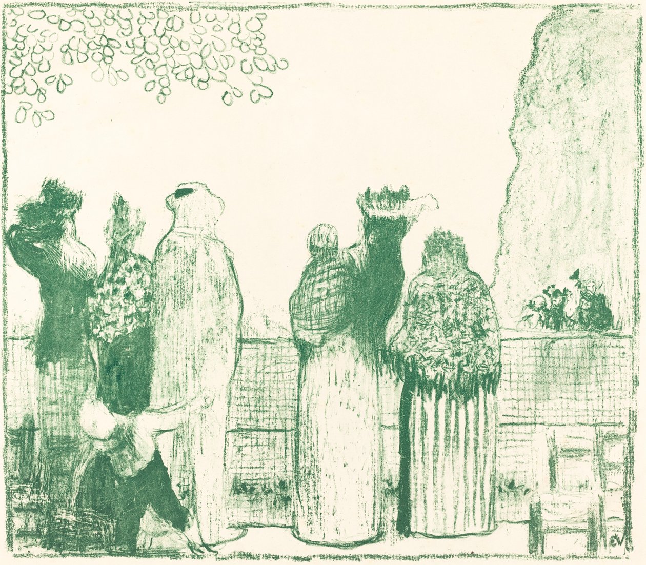 Tuileries Bahçeleri by Edouard Vuillard