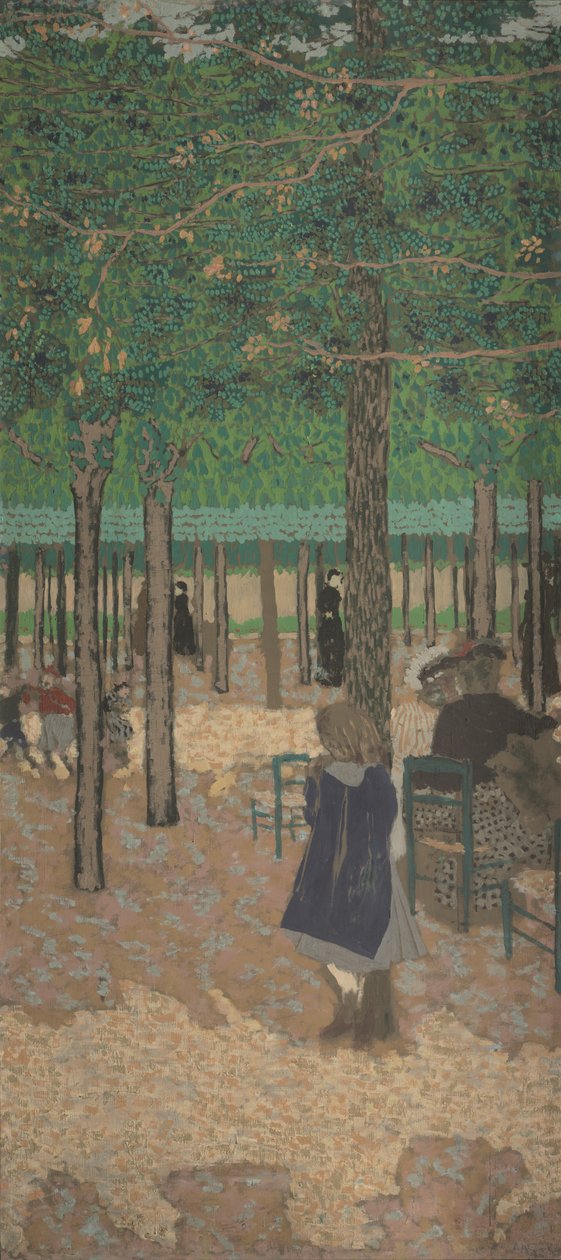 Ağaçların Altında ("Halk Bahçeleri"nden) by Edouard Vuillard