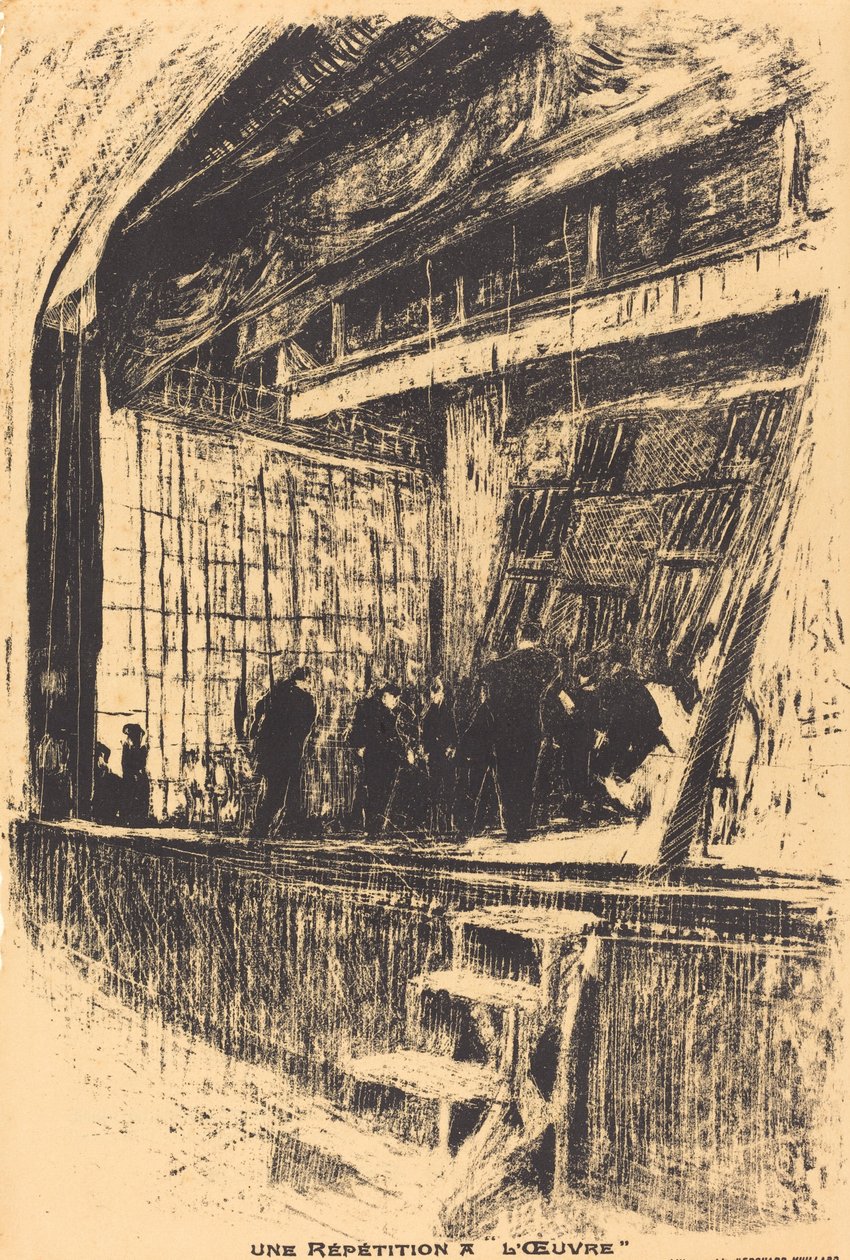 L'Oeuvre'de bir prova, L'Oasis Programı, 1903. by Edouard Vuillard
