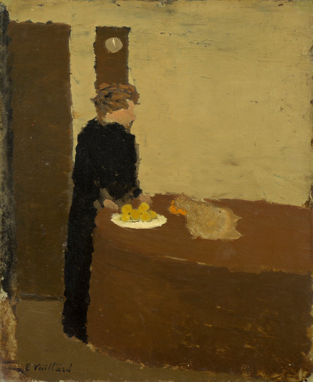 Siyahlı Kadın, c. 1891. by Edouard Vuillard
