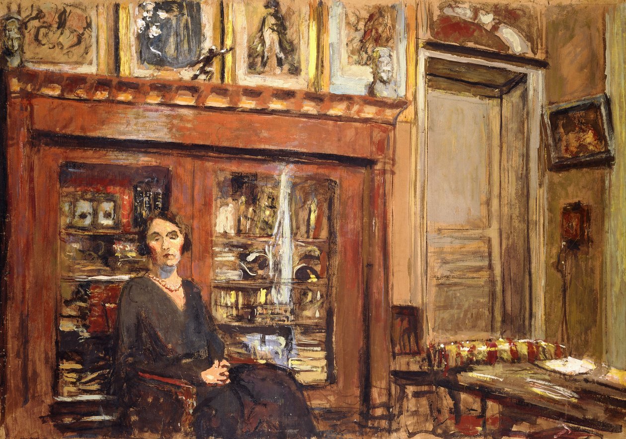 İç Mekandaki Kadın, c.1920 by Edouard Vuillard