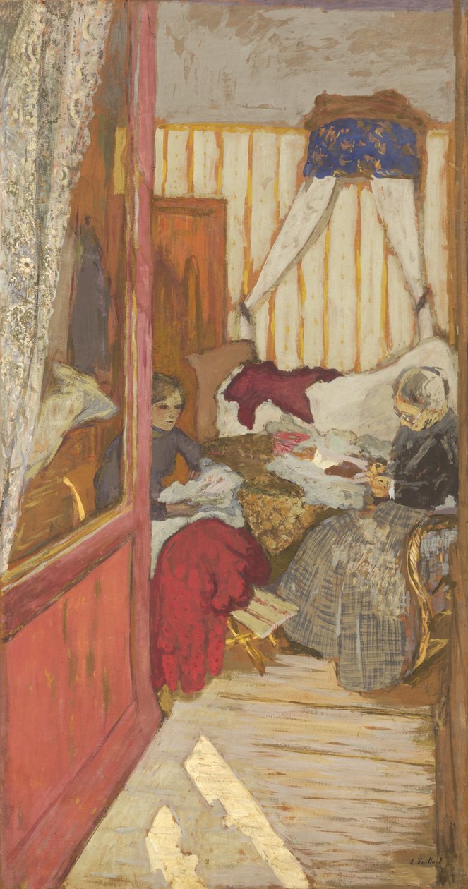 Kadın Dikiş by Edouard Vuillard
