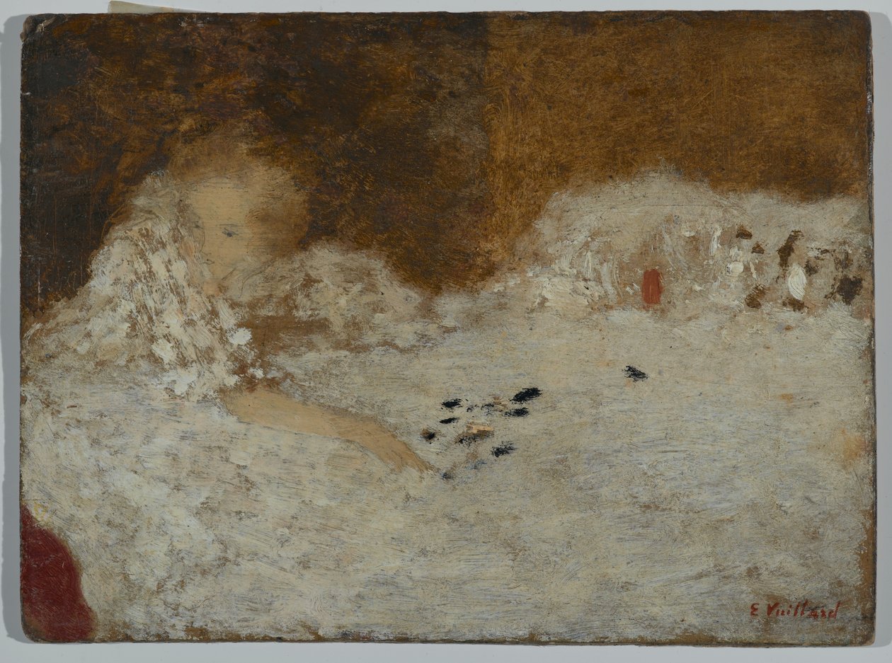 Yatakta Genç Kadın, 1894 by Edouard Vuillard