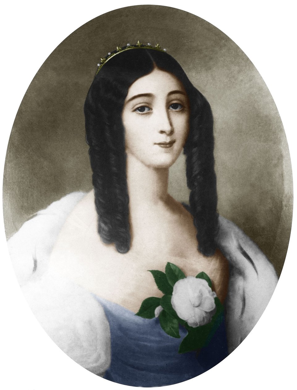 Marie Duplessis by Édouard after Viénot