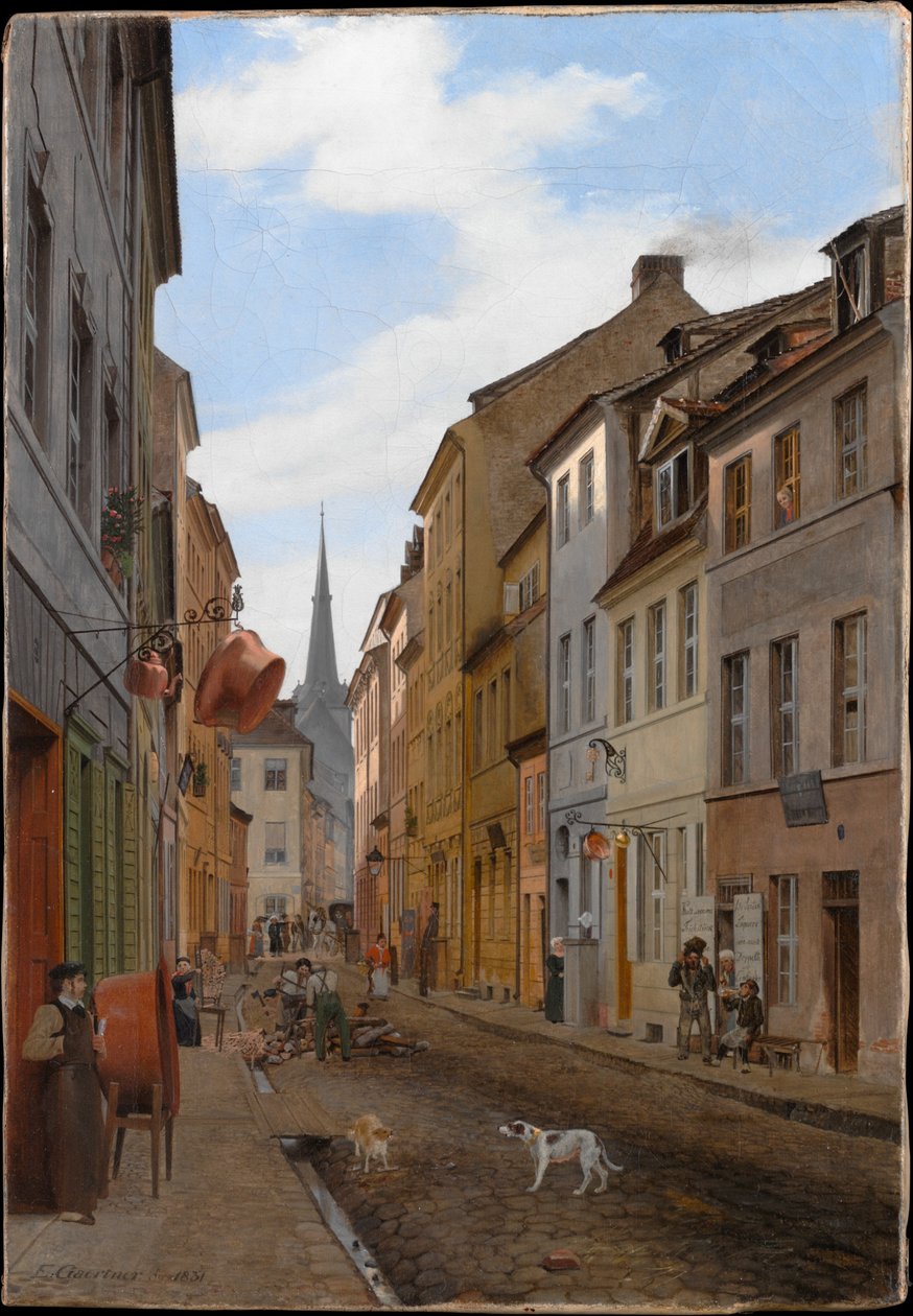 Parochialstrae by Eduard Gaertner