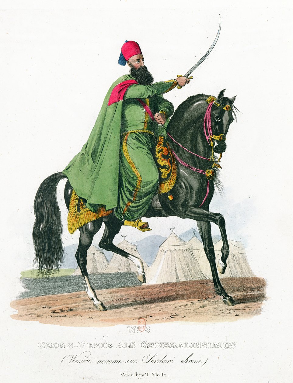 The Grand Vizier, 1829  by Eduard Gurk