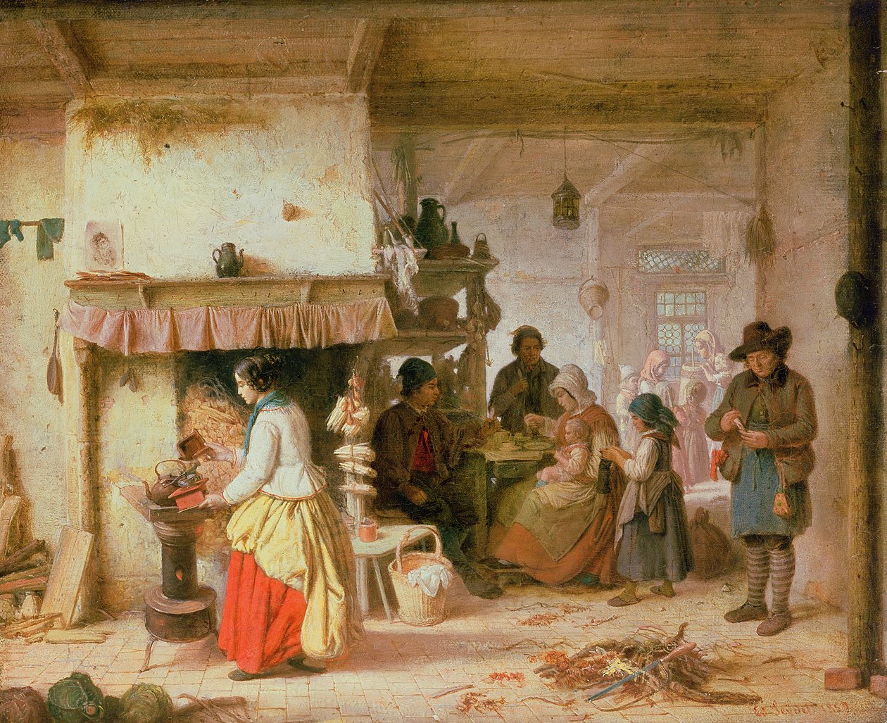 Kahve zamanı by Eduard Gustav Seydel