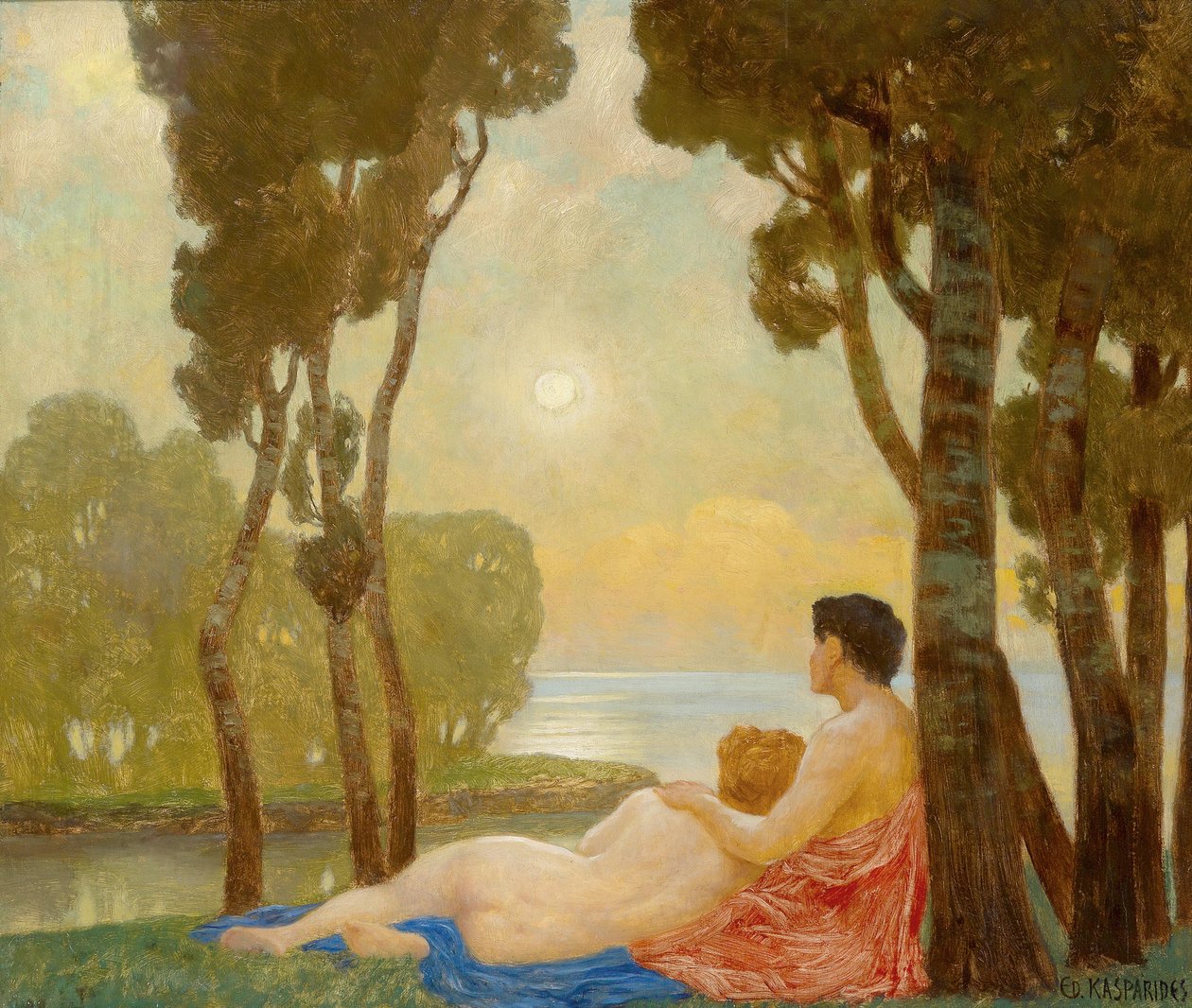dolunay gecesi by Eduard Kasparides