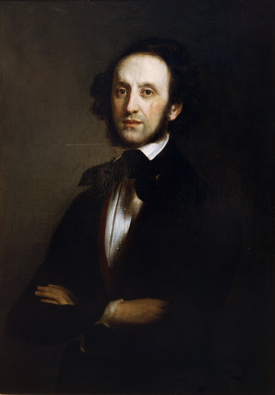 Felix Mendelssohn  by Eduard Magnus