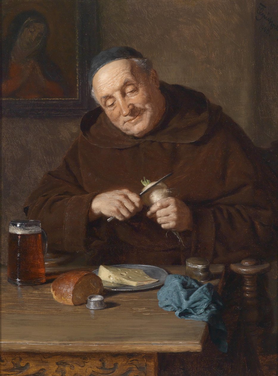 ekmek zamanı by Eduard von Grutzner