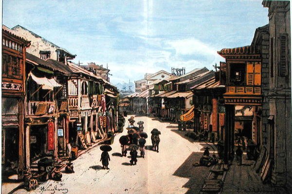 19. yüzyılın ortalarında Hong Kong