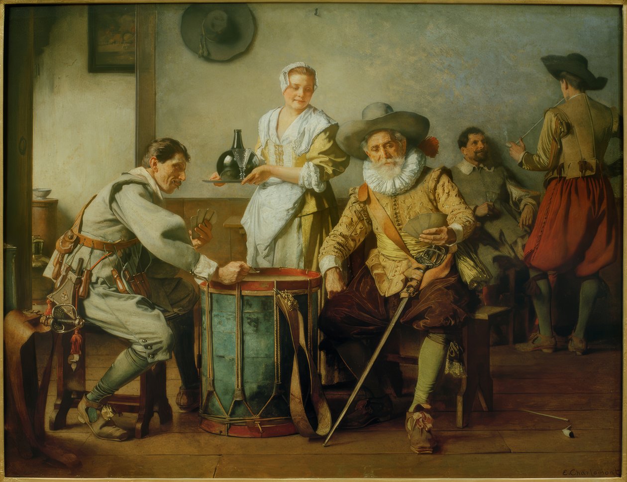 kart oyuncusu by Eduard Charlemont