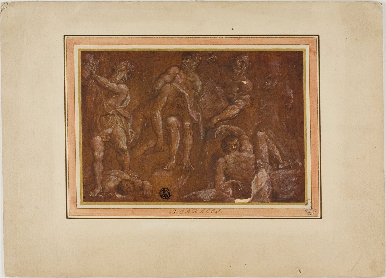 Bacchanalian Sahnesi by Eduard Dubois