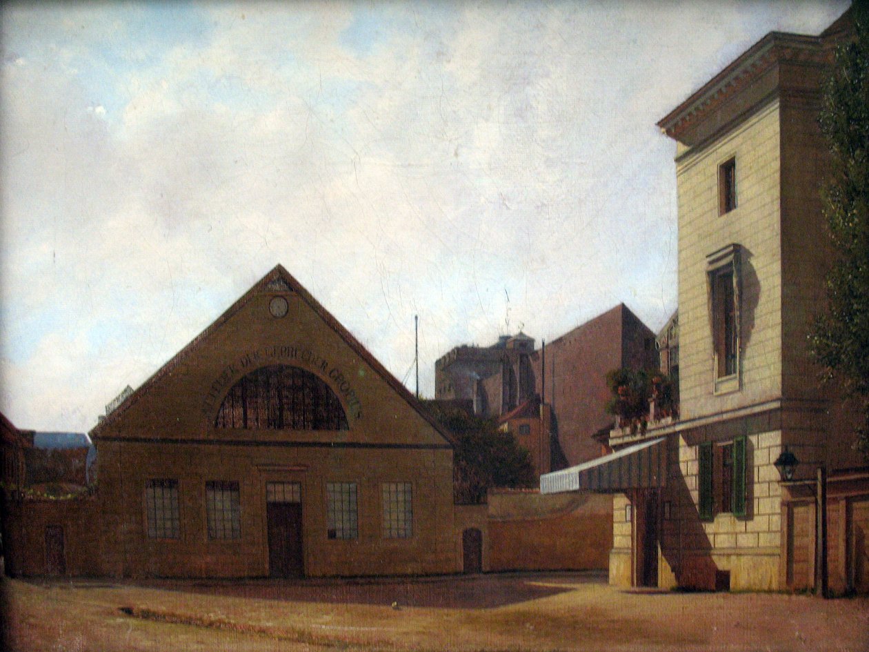 Almanca: Das Atelier der Gebrüder Gropius Gropius Kardeşlerin Atölyesi by Eduard Gaertner