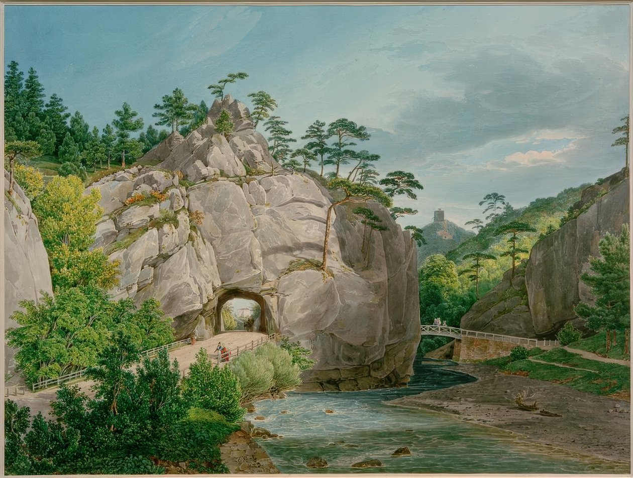Viyana yakınlarındaki Baden (Vienna Woods, Aşağı Avusturya), by Eduard Gurk