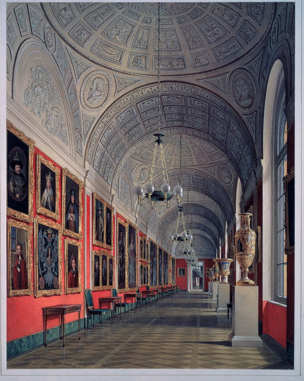 Yeni Ermitaj, Romanov Galerisi, Kuzey Sitesi (Yeni Ermitaj, Romanov Galerisi, Kuzey Sitesi). Eduard (Edouard) Hau