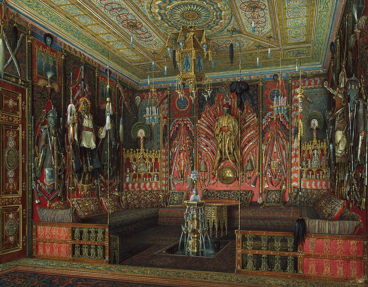 19. yüzyılın ortalarında Tsarskoye Selo