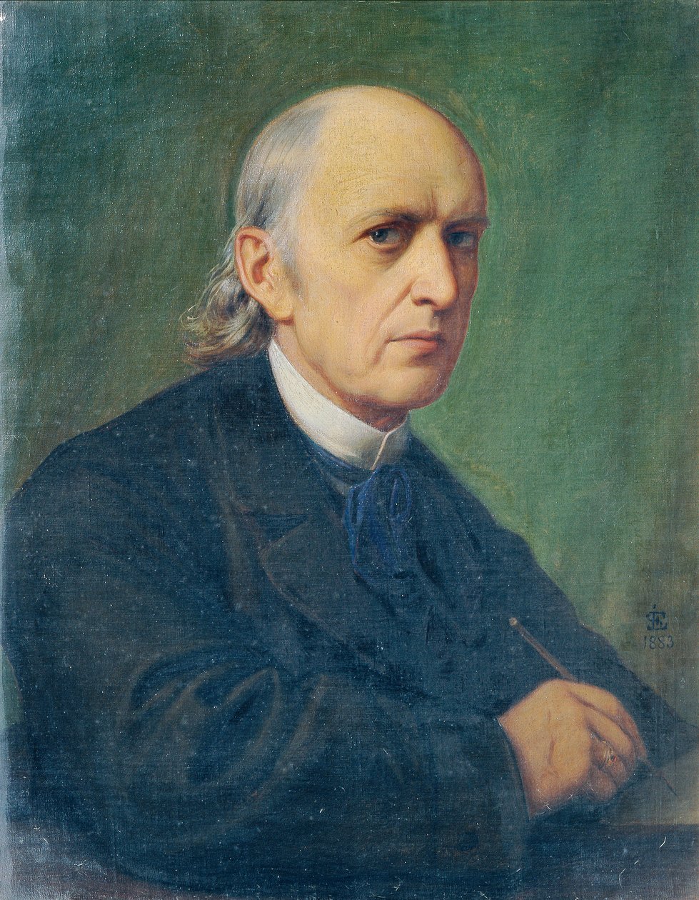 kendi kendine portre by Eduard Jakob von Steinle