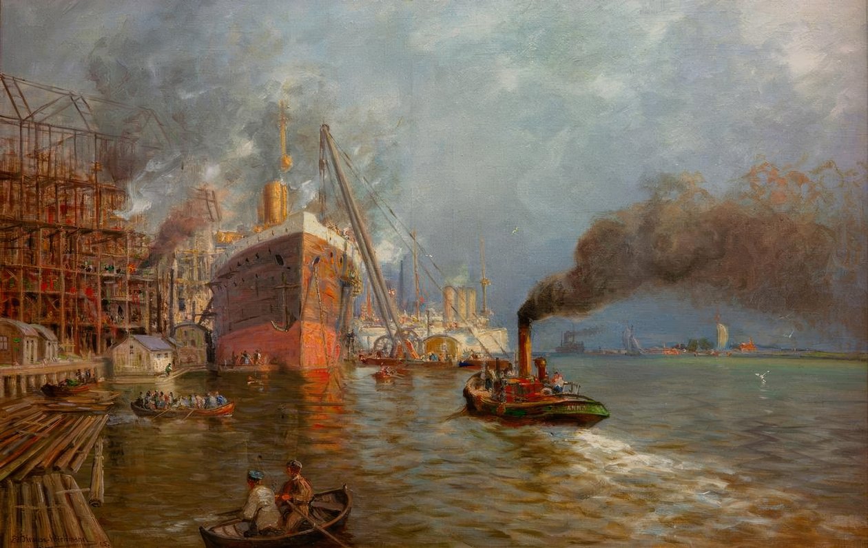 Szczecin Vulcan tersanesi by Eduard Krause Wichmann