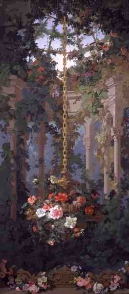 Armida Bahçesi, duvar kağıdı tasarımı by Eduard Muller