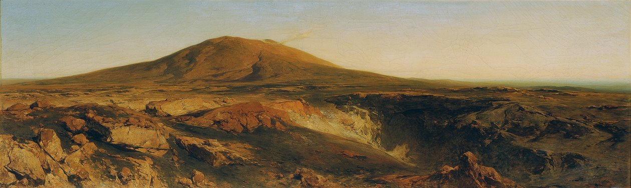 Etna 1878 zirvesi by Eduard Peithner von Lichtenfels