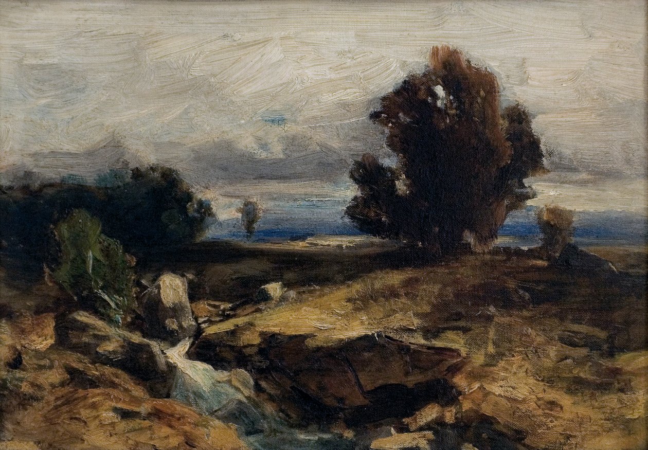 peyzaj çalışması by Eduard Peithner von Lichtenfels