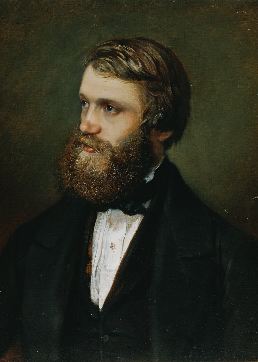 kendi kendine portre by Eduard Ritter von Engerth