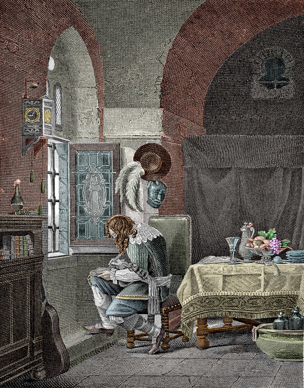 Demir Maskeli Adam, Mahkum, Edouard Schuler by Eduard Schuler
