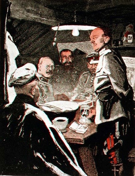 Yeni Yıl Yumruğu, bir Alman dergisinden çizim, 