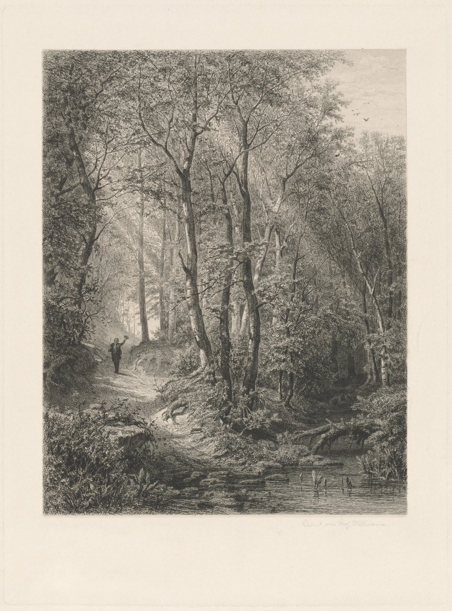 Bahar by Eduard Willmann, after Julius Mařák