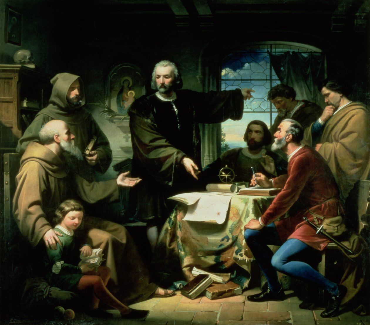 Kristof Kolomb (1451-1506), la Rabida Manastırı