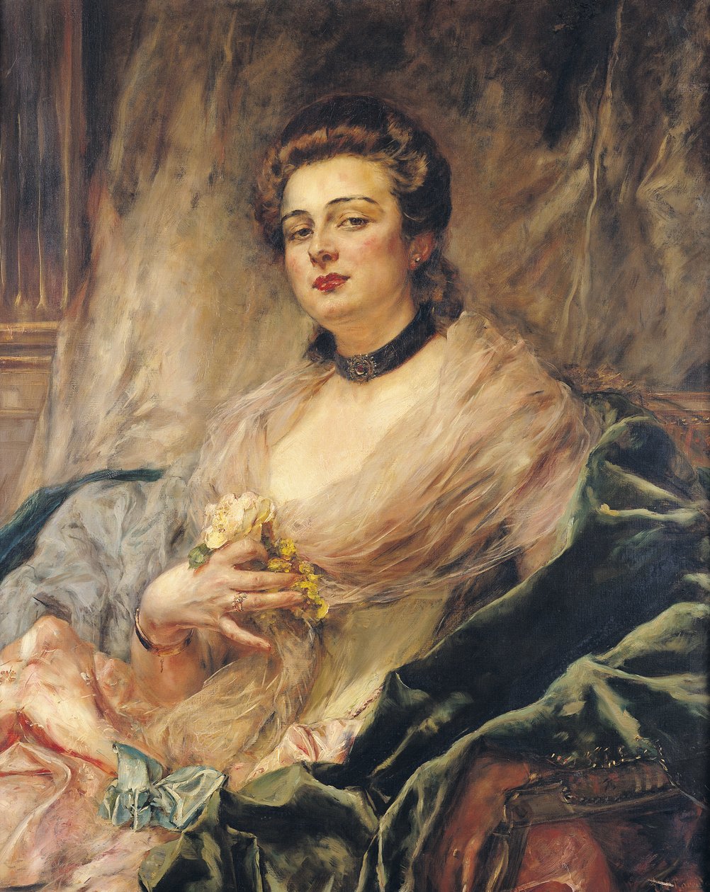 Sanatçının Karısının Portresi by Eduardo Leon Garrido