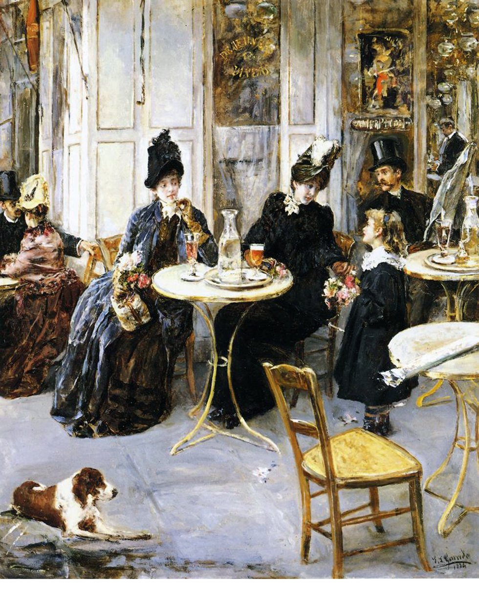 Küçük Çiçek Kız, 1886 by Eduardo Leon Garrido