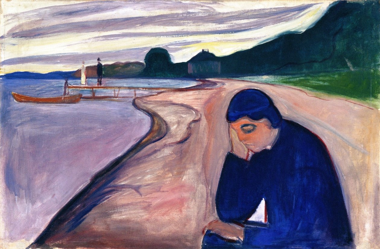 Melankoli by Edvard Munch