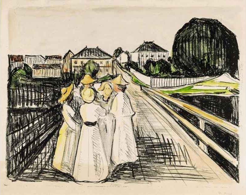 Köprüde by Edvard Munch