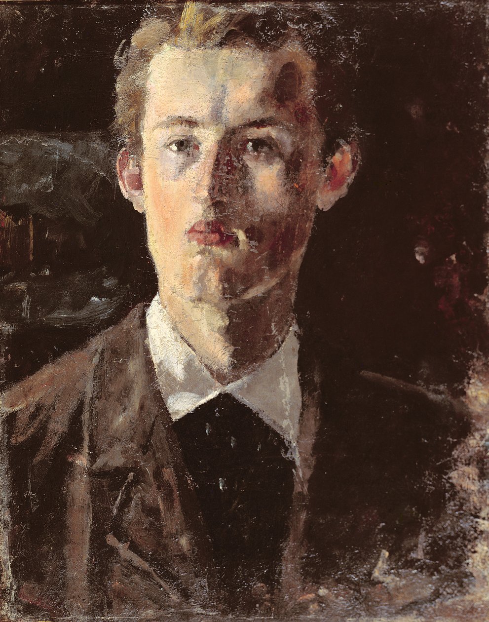 Kendi portresi, 1882 by Edvard Munch