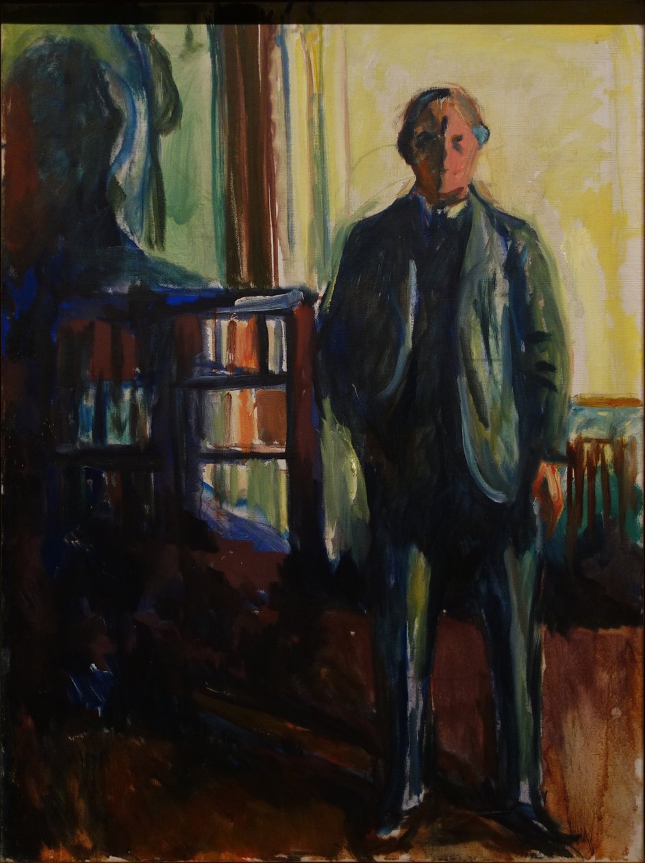 Eller Ceplerinde Otoportre by Edvard Munch