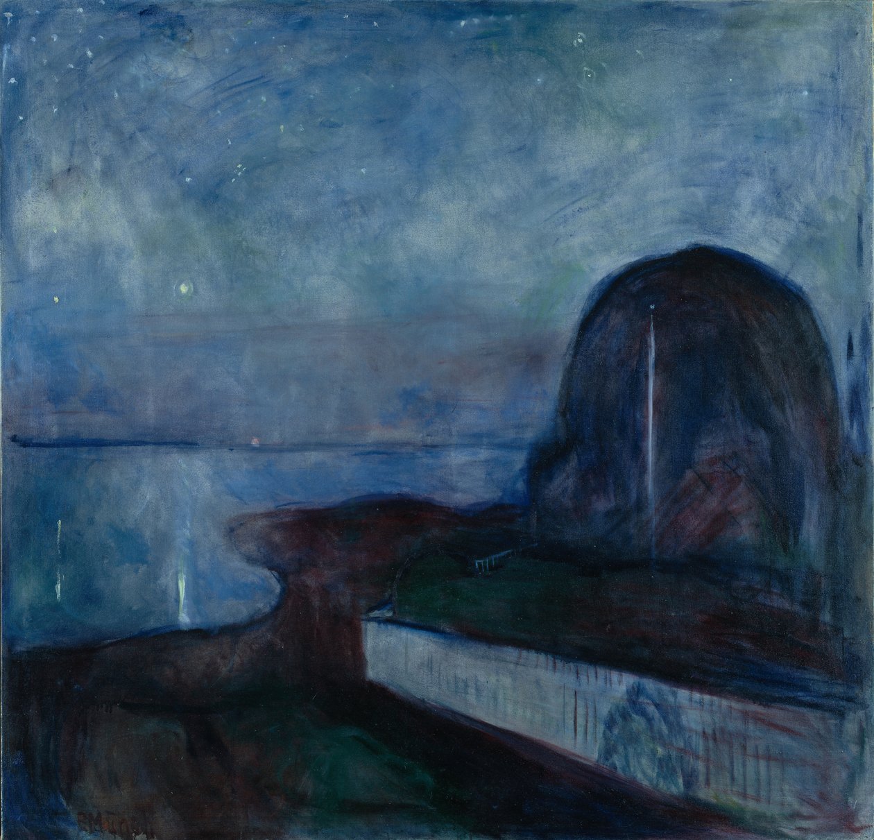 Yıldızlı Gece by Edvard Munch